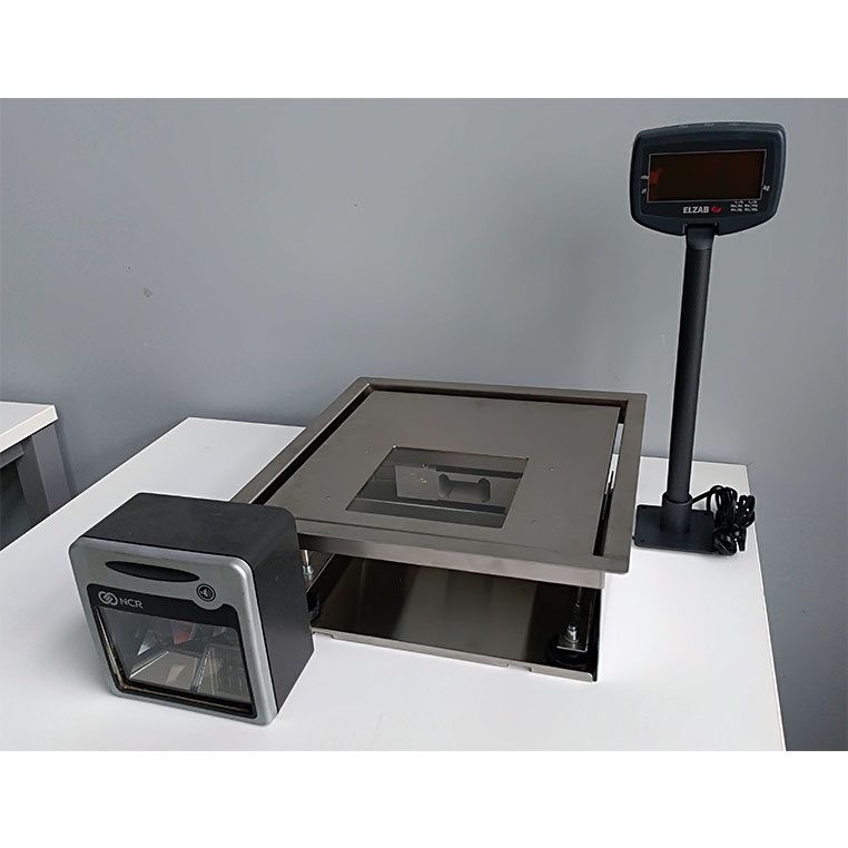 ELZAB CAT 27 Saturn 2M Bilancia da Banco Inox RS232