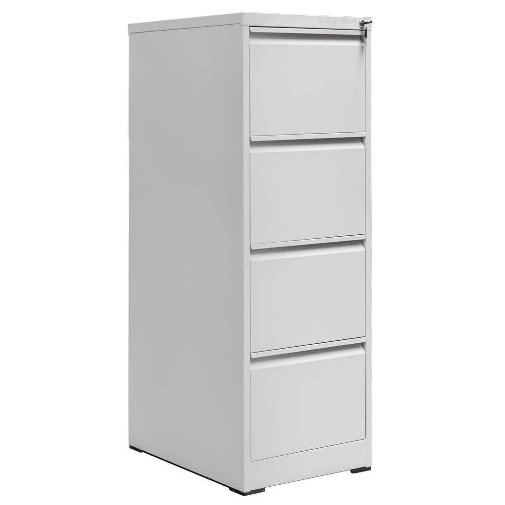 Furvero W4S S/S Schedario metallo 4 cassetti 62x45x134