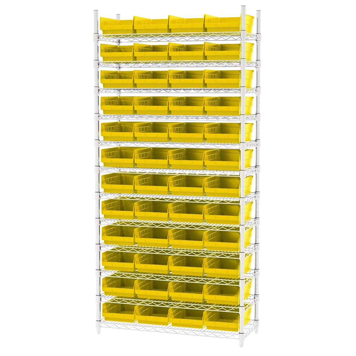 Akro-Mils AWS143630150 scaffale filo 36x14 con 48 cassette