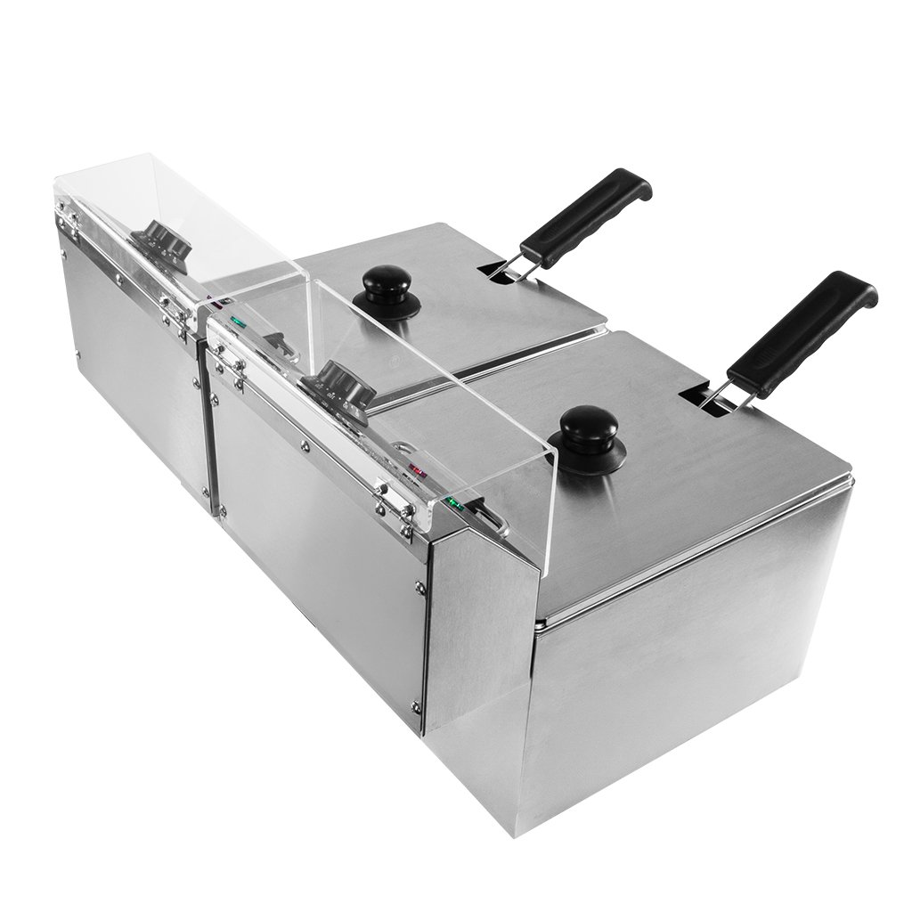 Mega-M friggitrice elettrica doppia 2x8L 6,6 kW