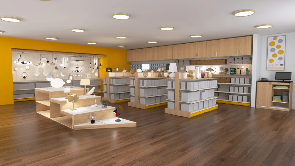 Design89 Illuminazione arredo negozio led