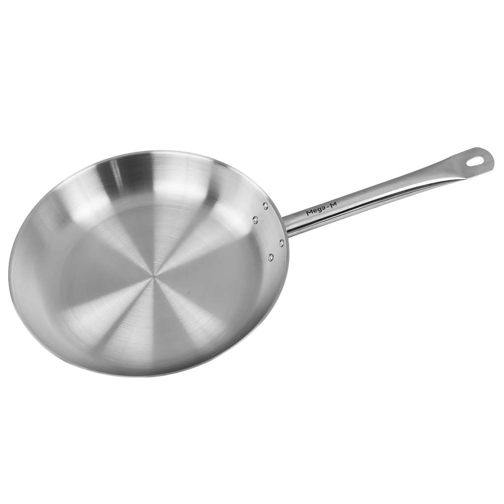 Mega-M Ø 30 cm padella inox triplo fondo induzione