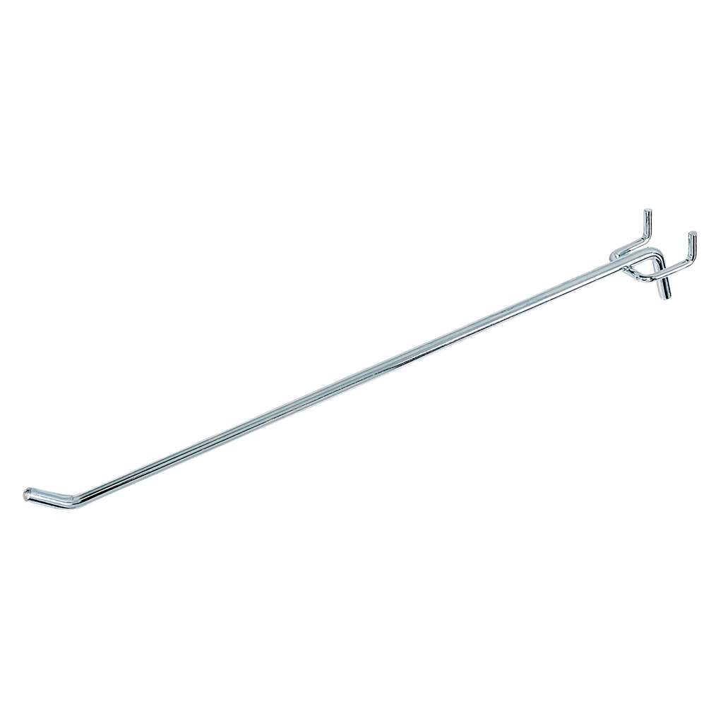 Mega-M L-30 gancio espositore zincato 30 cm foro euro