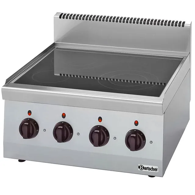 Bartscher 131850 piano vetroceramica 4 piastre 8 kW