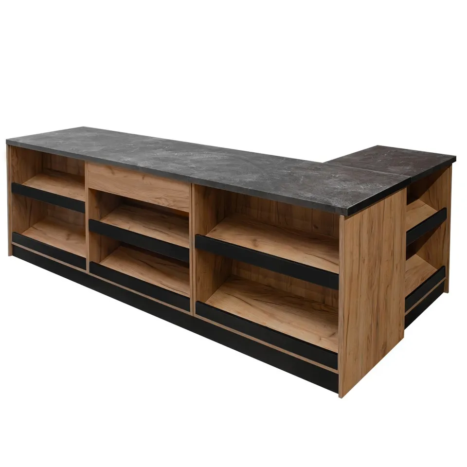 Mega-M banco vendita a L 360 cm rovere kraft 87x60