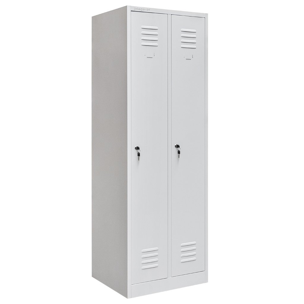 Mega-M S-60 armadio spogliatoio 2 ante grigio lamiera