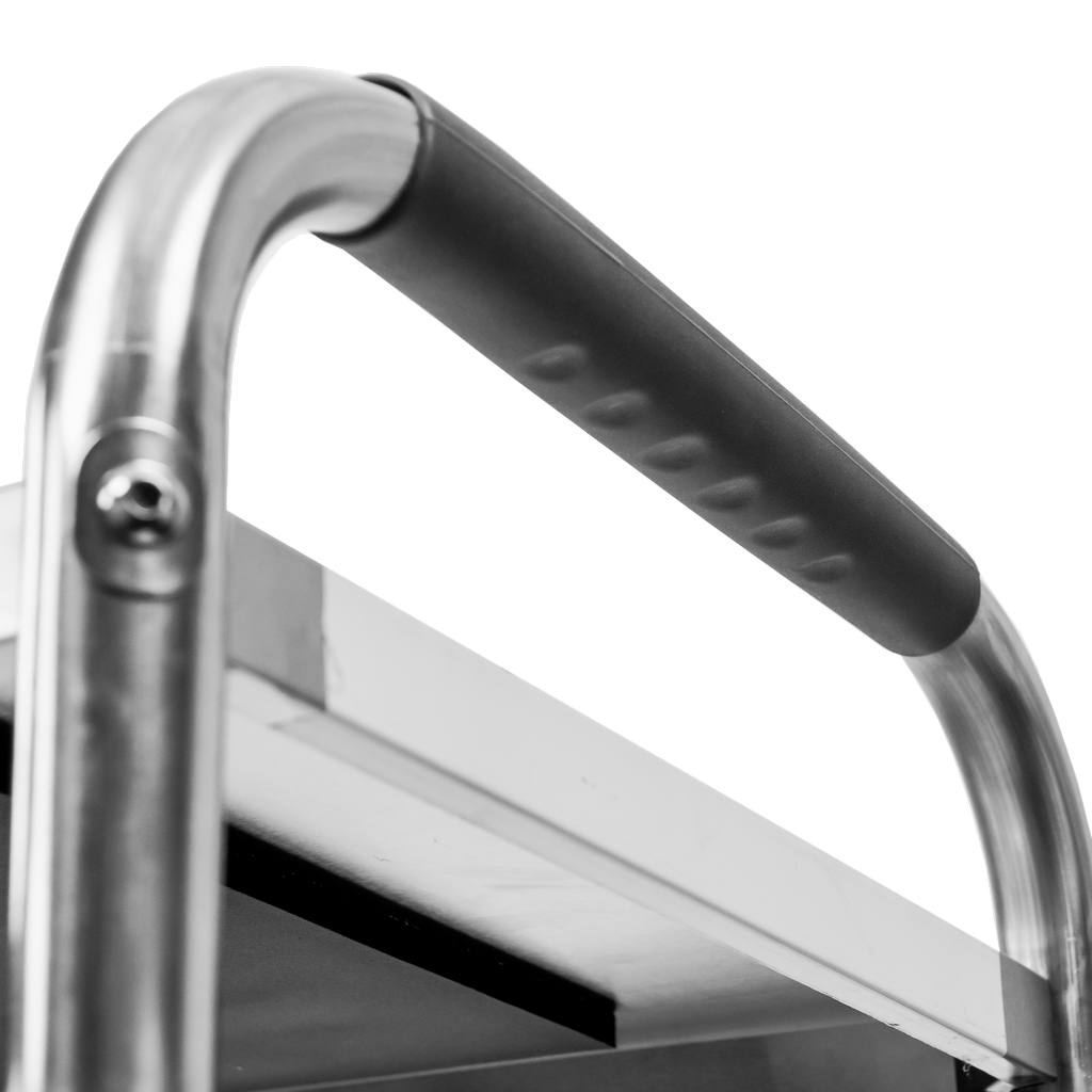 Mega-M Standard carrello di servizio inox 3 piani