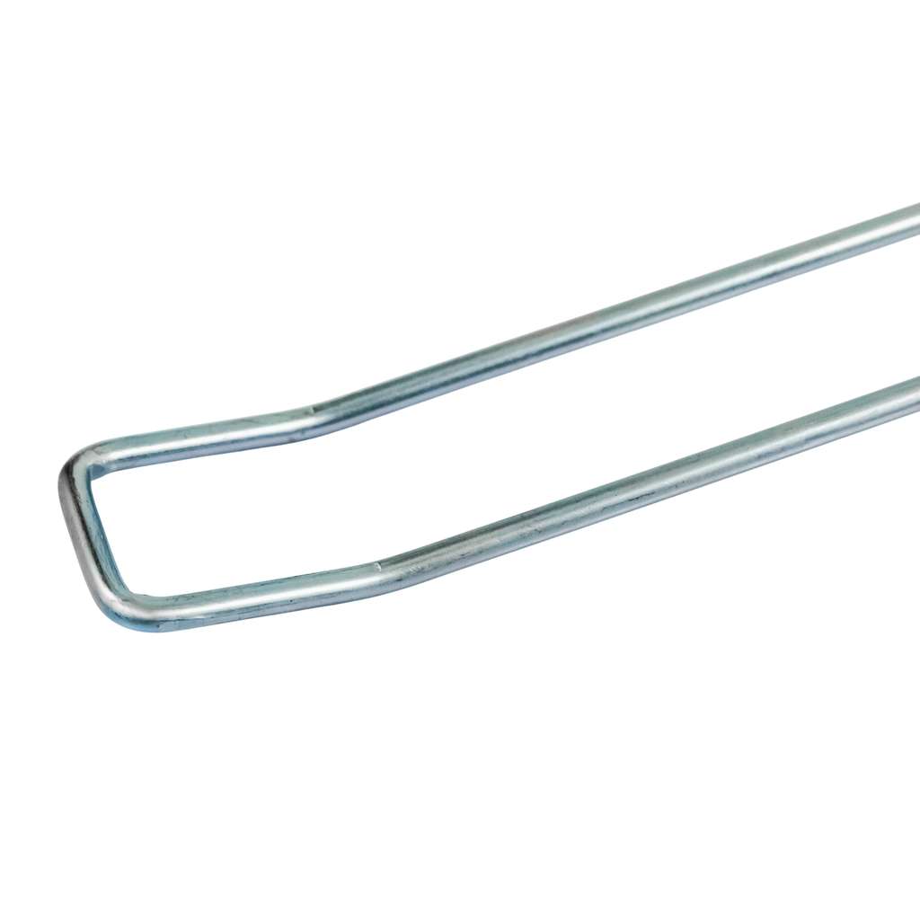 Mega-M Gancio Doppio 25 cm Foro Euro Zincato 4 mm