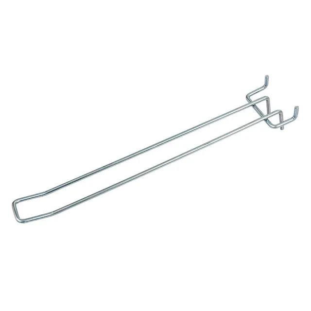 Mega-M Gancio Doppio 25 cm Foro Euro Zincato 4 mm