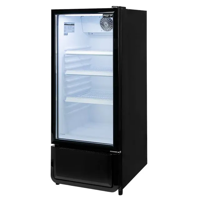 Mega-M Diego i54 frigo vetrina 1 porta 200L LED nero