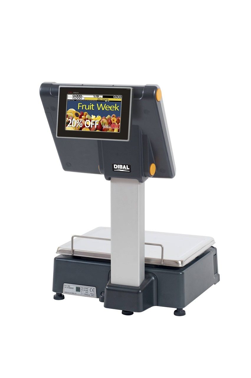 Dibal D-955DB bilancia etichettatrice 15 kg touchscreen