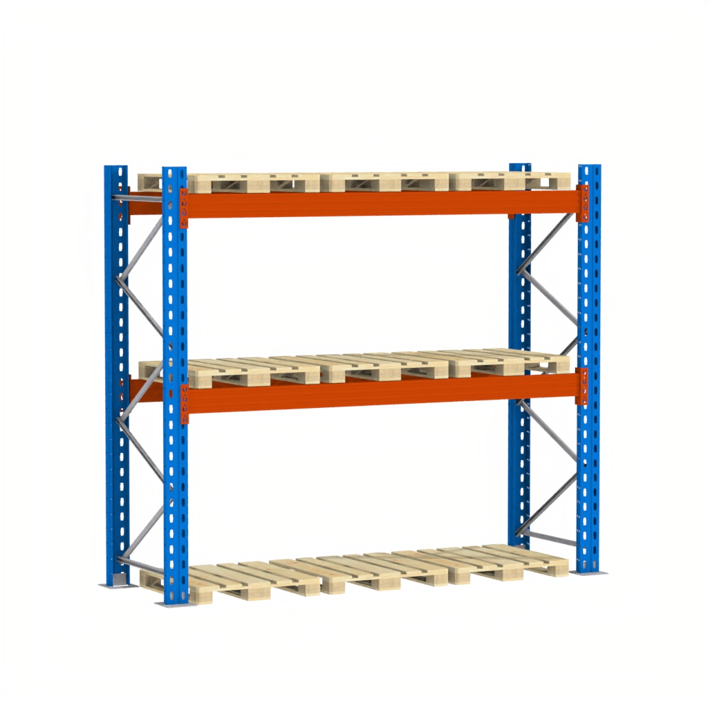 Mega-M XR 0+2 scaffale portapallet 300 cm 286 cm base 3000 kg