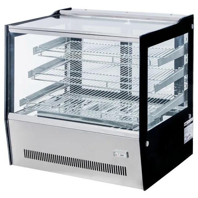 Mega-M Elsa Mini S66 vetrina riscaldata da banco inox