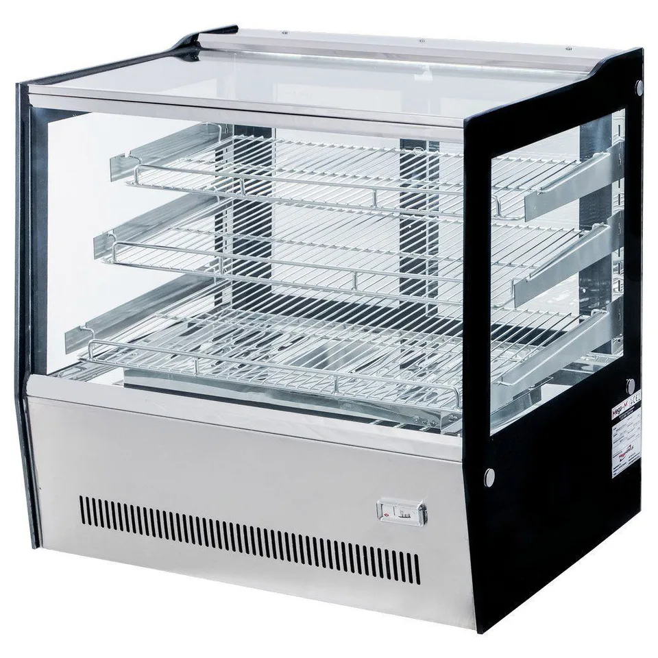 Mega-M Elsa Mini S66 vetrina riscaldata da banco inox