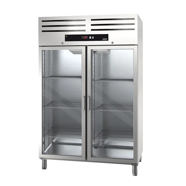 ASBER Green Line GCPZ-1402 GD armadio frigo 2 porte vetro 1186L