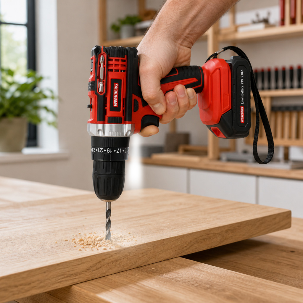 Werkberg WKRKQ102 Avvitatore a batteria 2 batterie