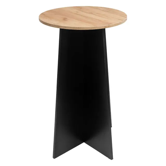 Mega-M tavolo bar alto 60x60x103 cm rovere kraft nero