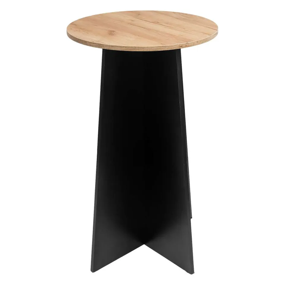 Mega-M tavolo bar alto 60x60x103 cm rovere kraft nero