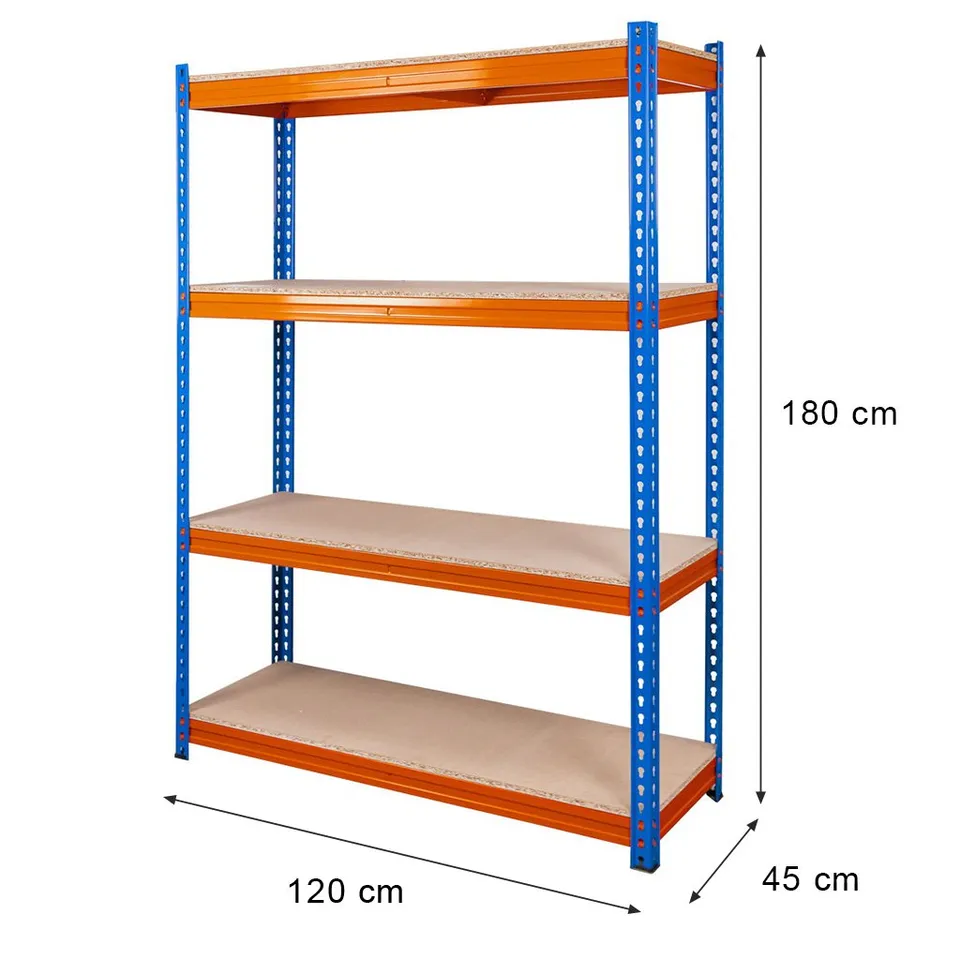 Mega-M Pro Max scaffale magazzino 180x120x45 cm 4 ripiani 500 kg