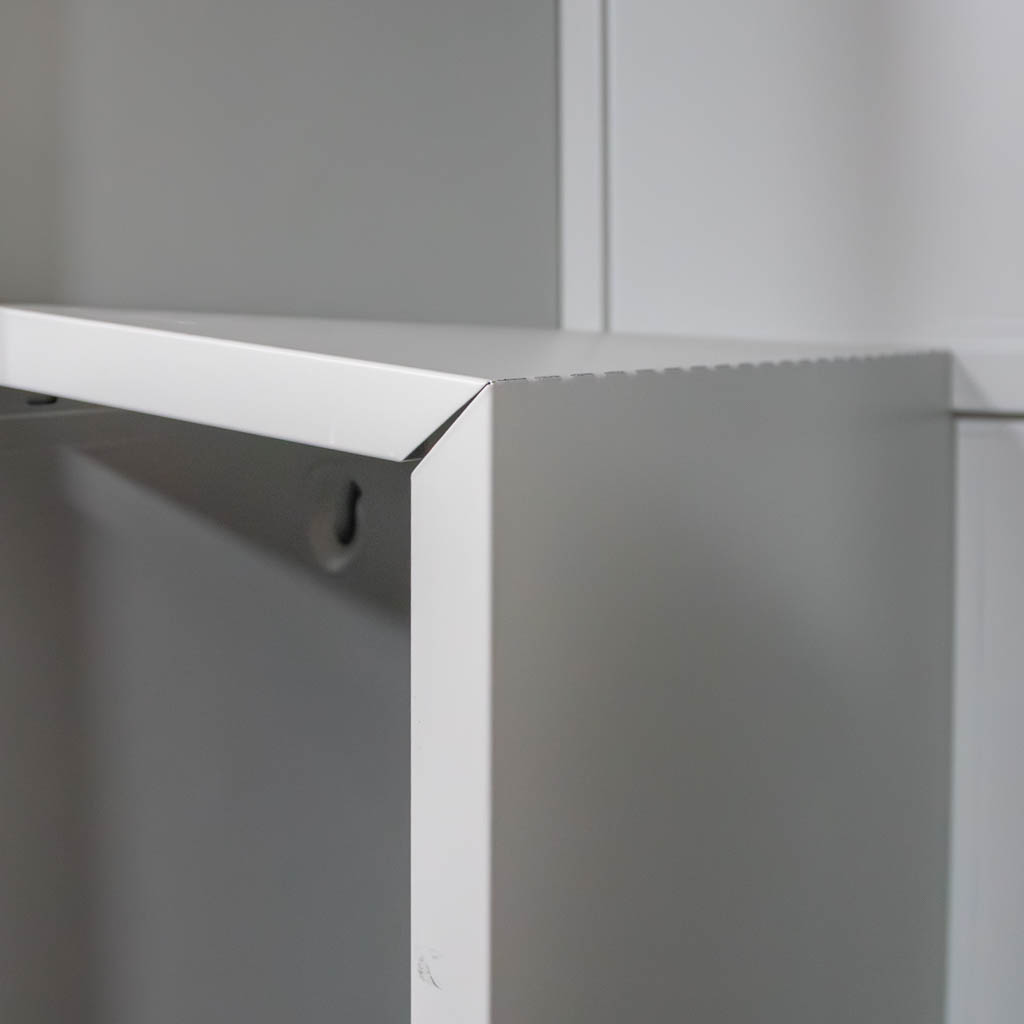Mega-M armadietto spogliatoio L 4 ante 80 cm grigio