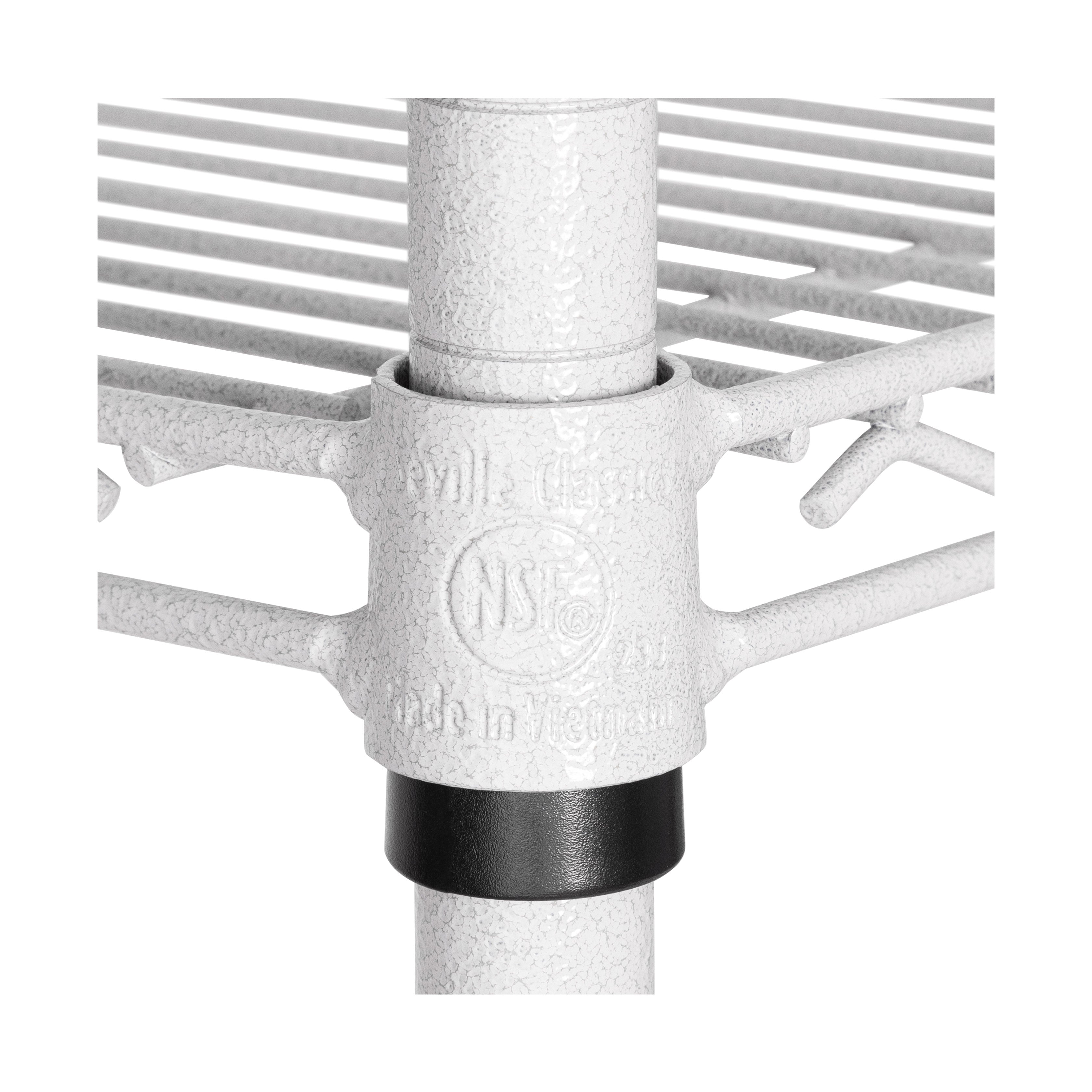 Seville Classics UltraDurable scaffale bianco 6 ripiani 122x46cm