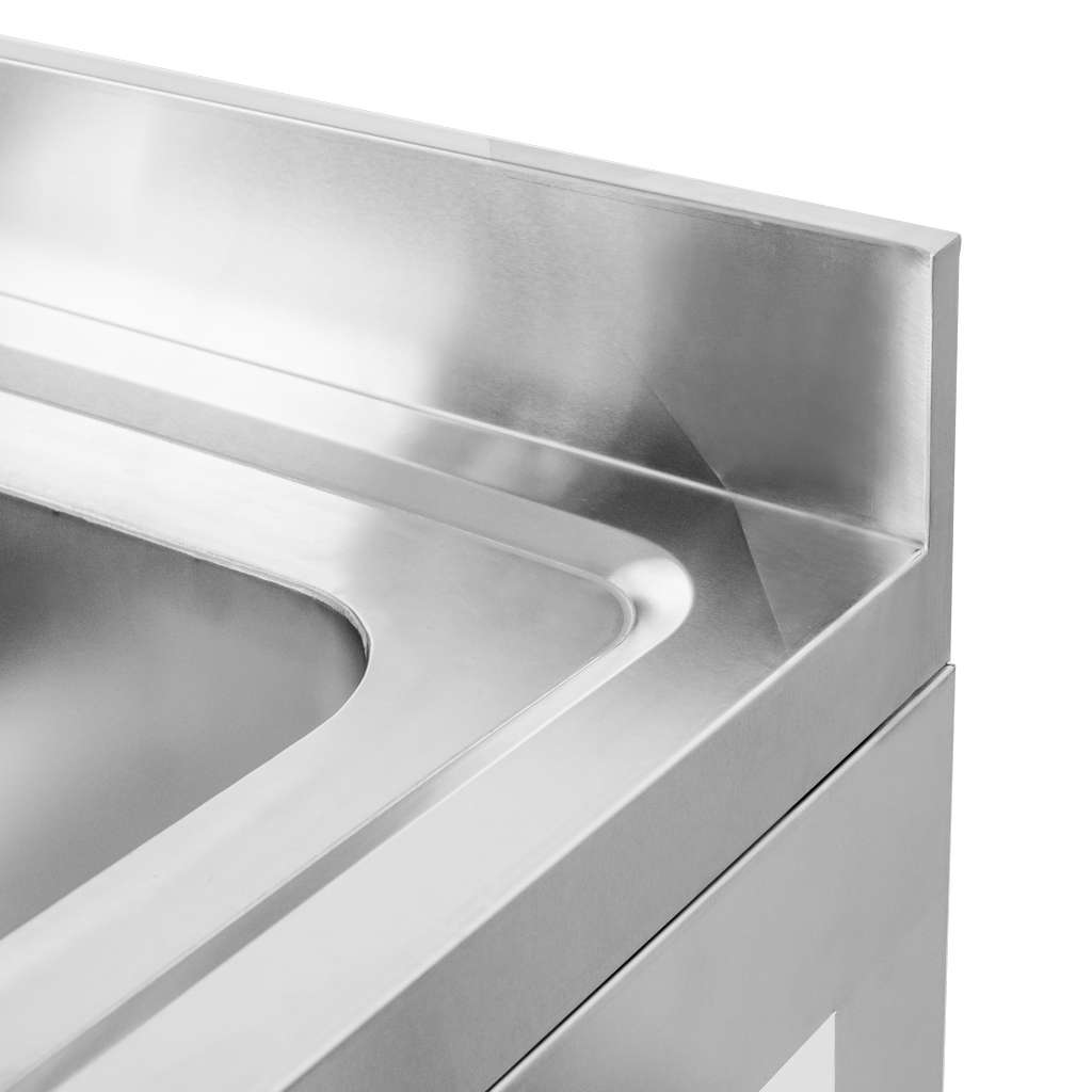 Mega-M 60x70x85 lavello gastronomico 1 vasca inox sifone