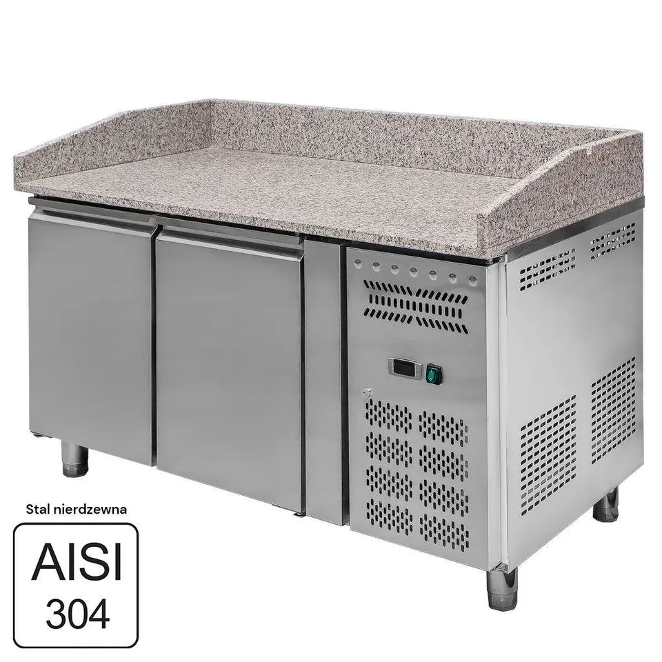 Mega-M STCH/VCH/140/70/R290/R/N tavolo pizza in granito