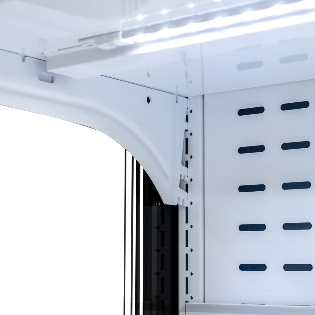 Mega-M Hugo Plus RU L-188 armadio frigo porte vetro LED