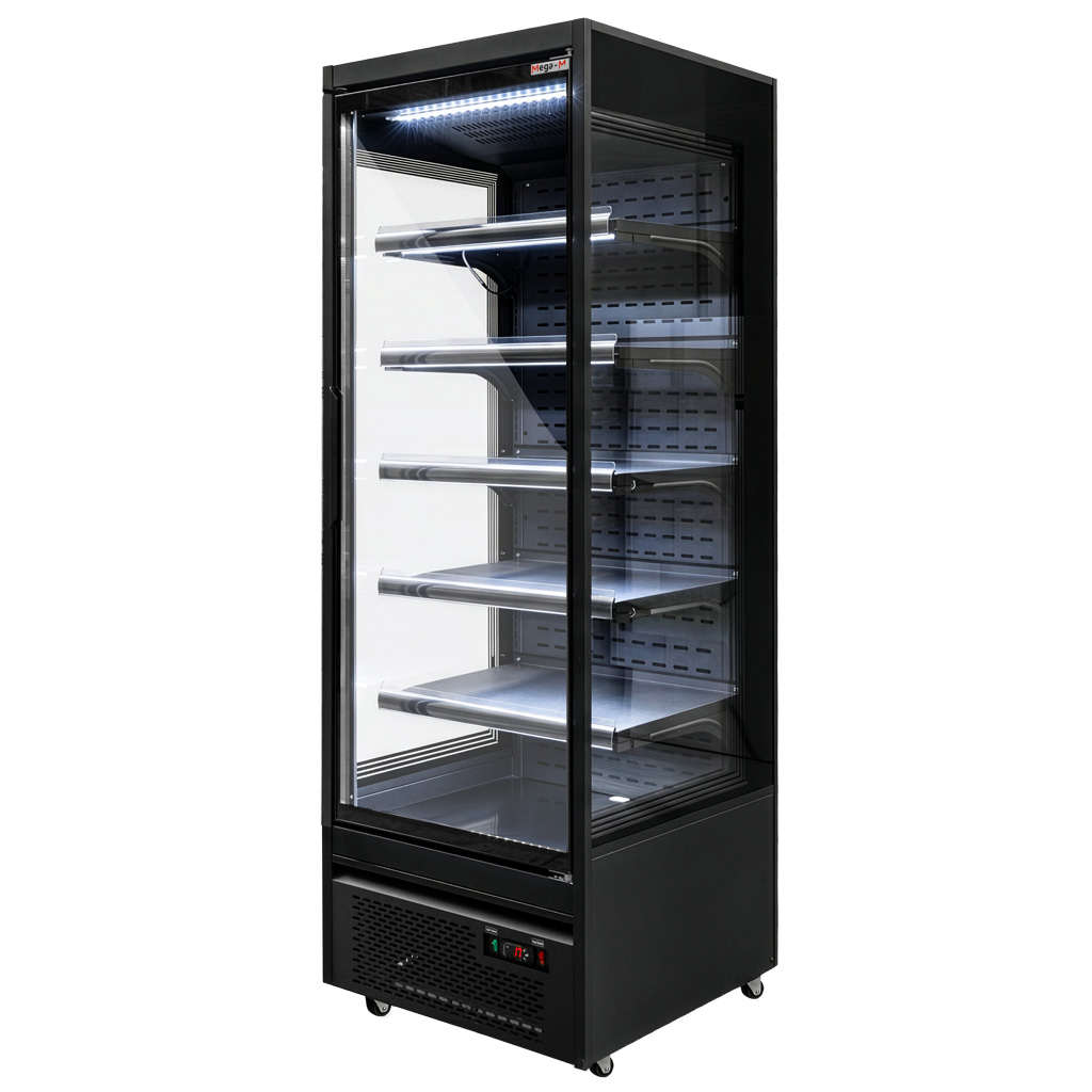 Mega-M Hugo Plus RU espositore refrigerato 70 cm nero