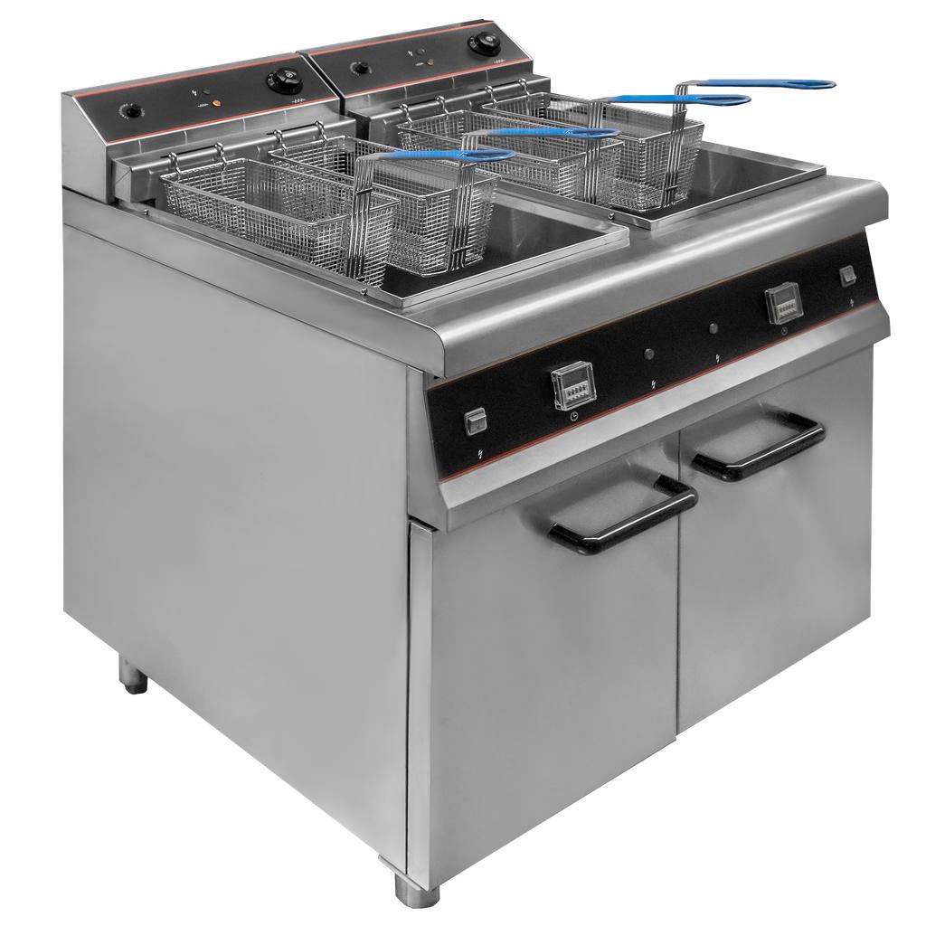 Mega-M UC friggitrice doppia professionale 2x26L 20kW
