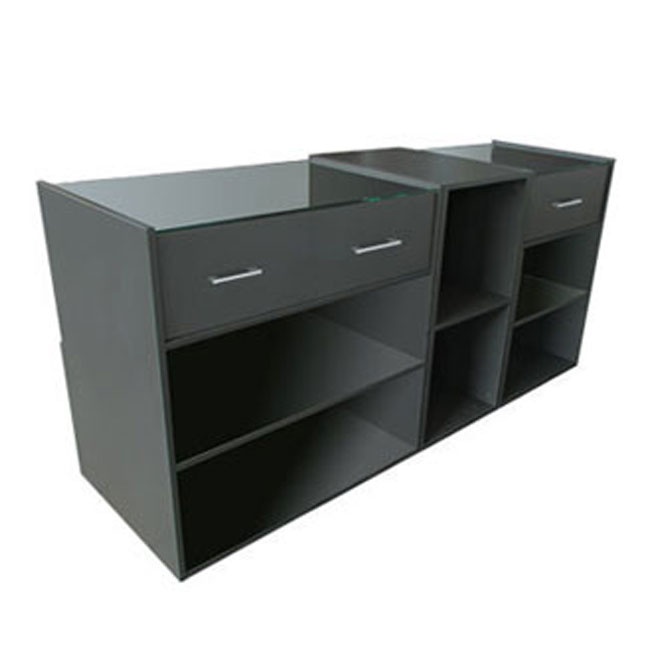 Agosistem H&D Kit 07 Banco L.195 cm con Vetrina
