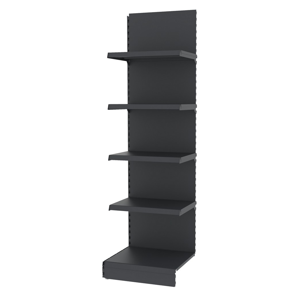 Mega-M Merkury II scaffale negozio H210 L61,5 cm grafite