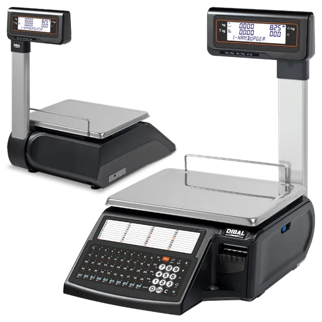 Dibal D-545T A bilancia etichettatrice a colonna 15 kg