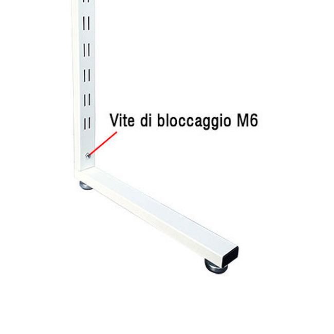 Agosistem Smart Piede per montante P.37 cm innesto 40x20 mm