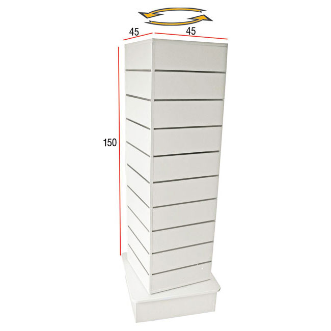 Agosistem Torre Dogata Girevole 60x60x170 Espositore