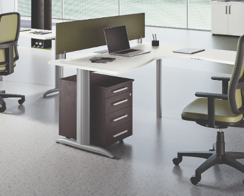 Agosistem Flycom ST516 cassettiera 3 cassetti 41x56x50 con serratura