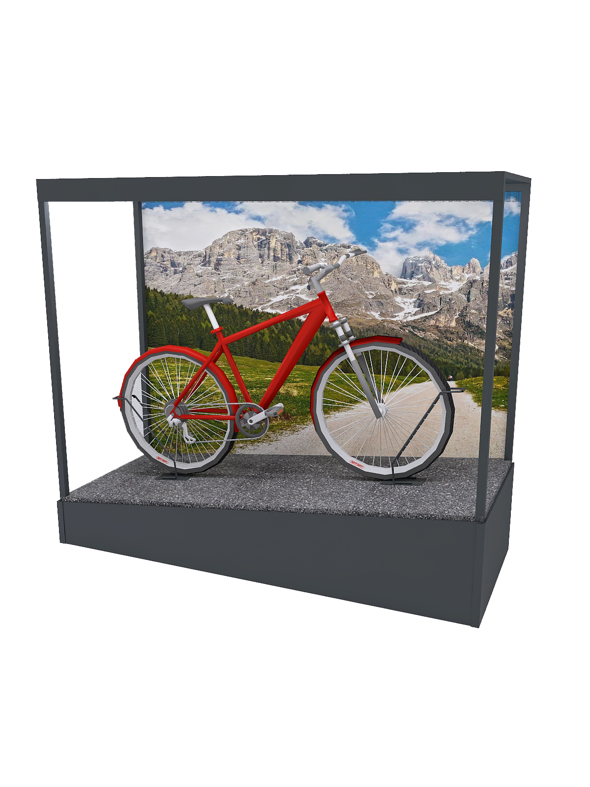 Design89 espositore articoli sportivi negozio