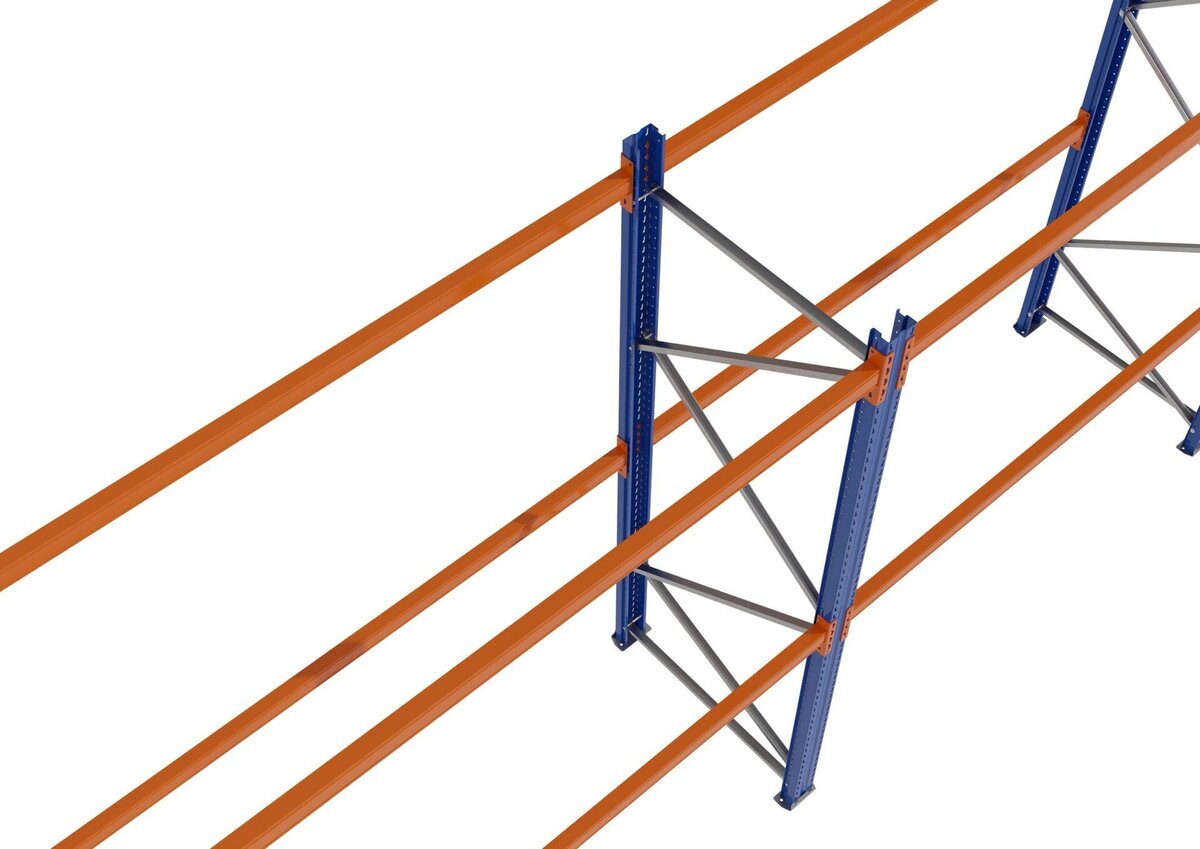 Stow 0+2 scaffale portapallet L 295 H 300 cm base 1000 kg