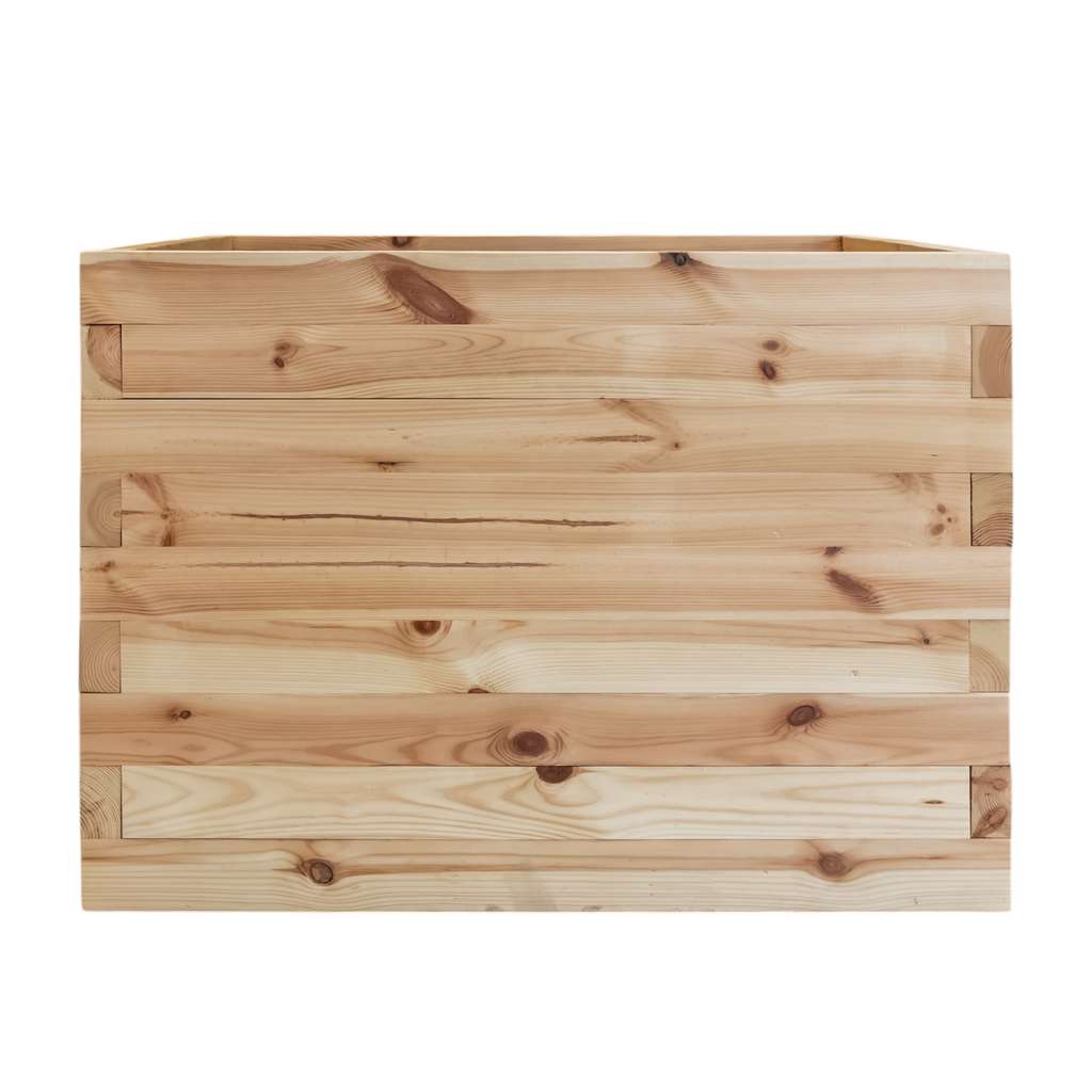 Mega-M Fioriera in legno 90x90x60 cm con piedini