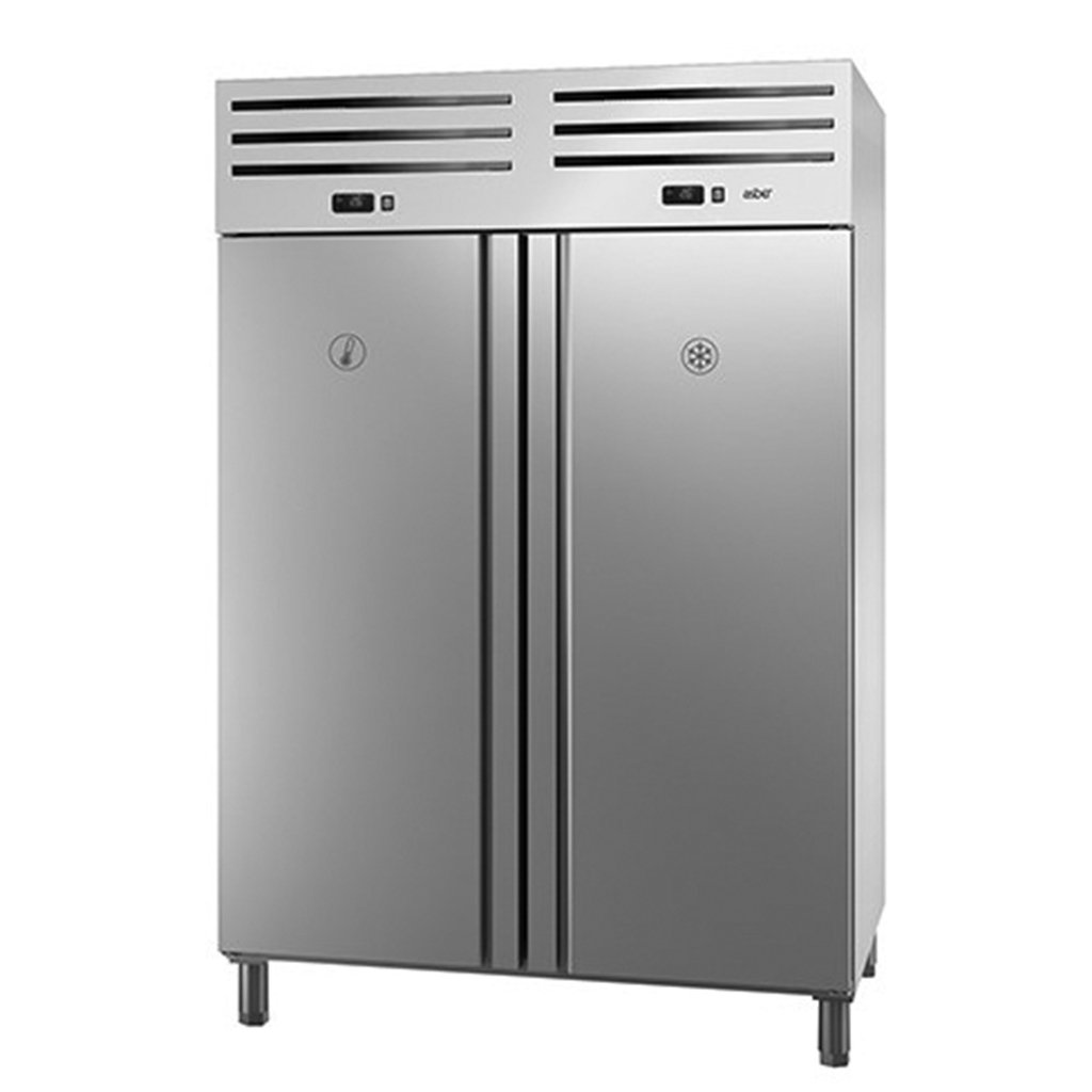 Asber Essenzial Line ECPN-1402/2 HC armadio frigo 610+610 L inox