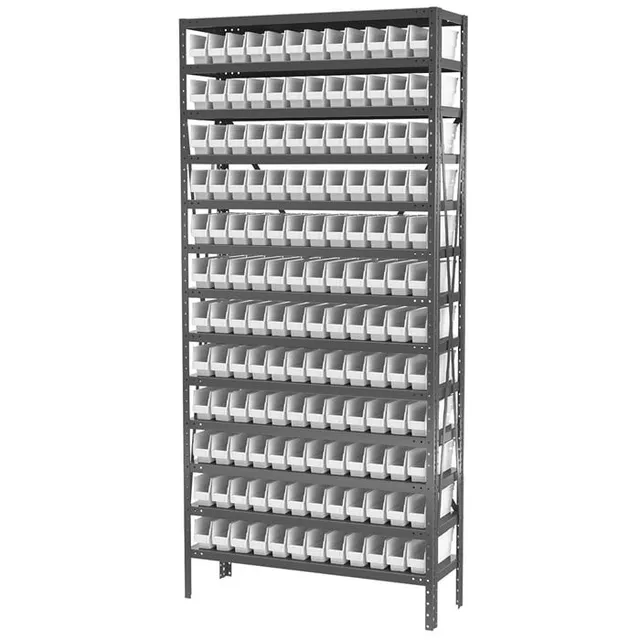 Akro-Mils AS1279110 scaffale metallo 13 ripiani 144 box