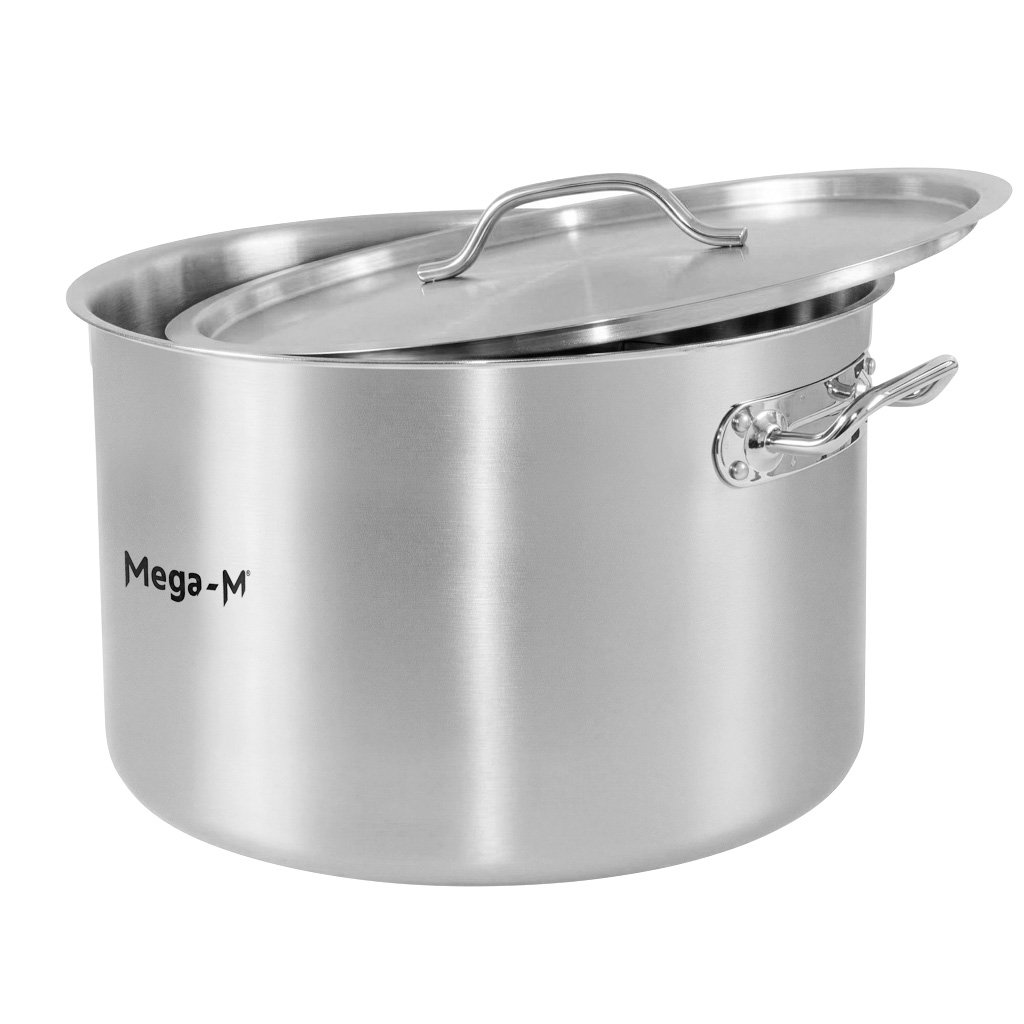 Mega-M Standard 44L pentola inox con coperchio 45x28
