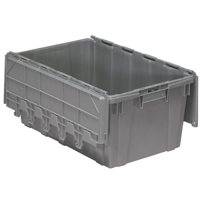 Akro-Mils 39160 cassa coperchio incernierato grigia 64 L