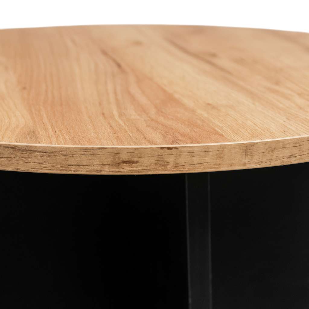 Mega-M tavolo bar alto 60x60x103 cm rovere kraft nero