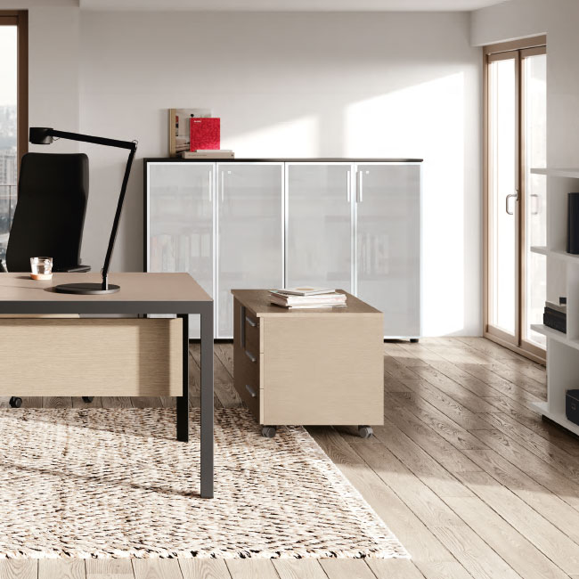 Agosistem Flycom ST518 mobile servizio 3 cassetti e anta su ruote