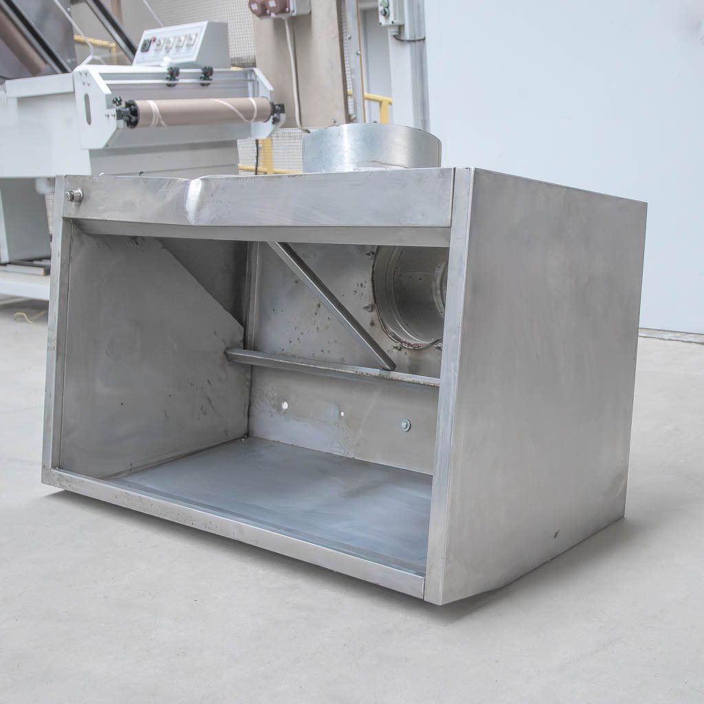 Cappa Trapezoidale 100x60x50 cm in Acciaio Inox