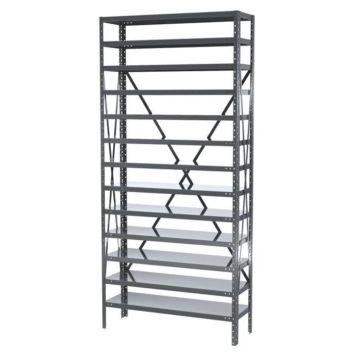 Akro-Mils AS1279 scaffale metallo 13 ripiani 91x30 cm