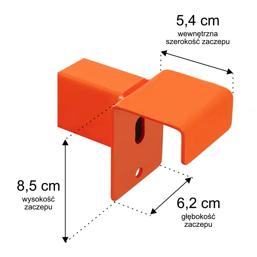 Mega-M G-110 traversa portapallet 111 cm arancione alta portata