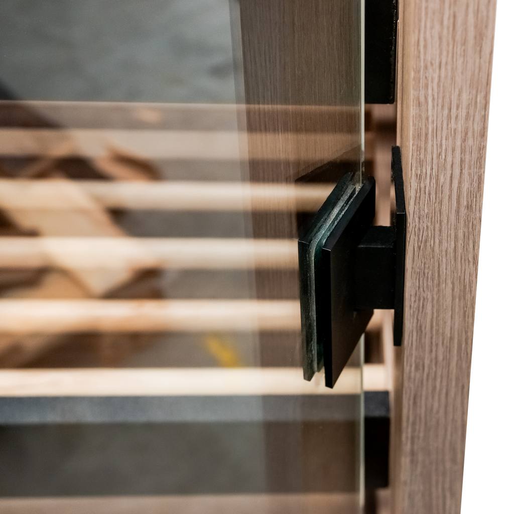 Mega-M Espositore Pane con Vetro Rovere Sonoma H205 cm