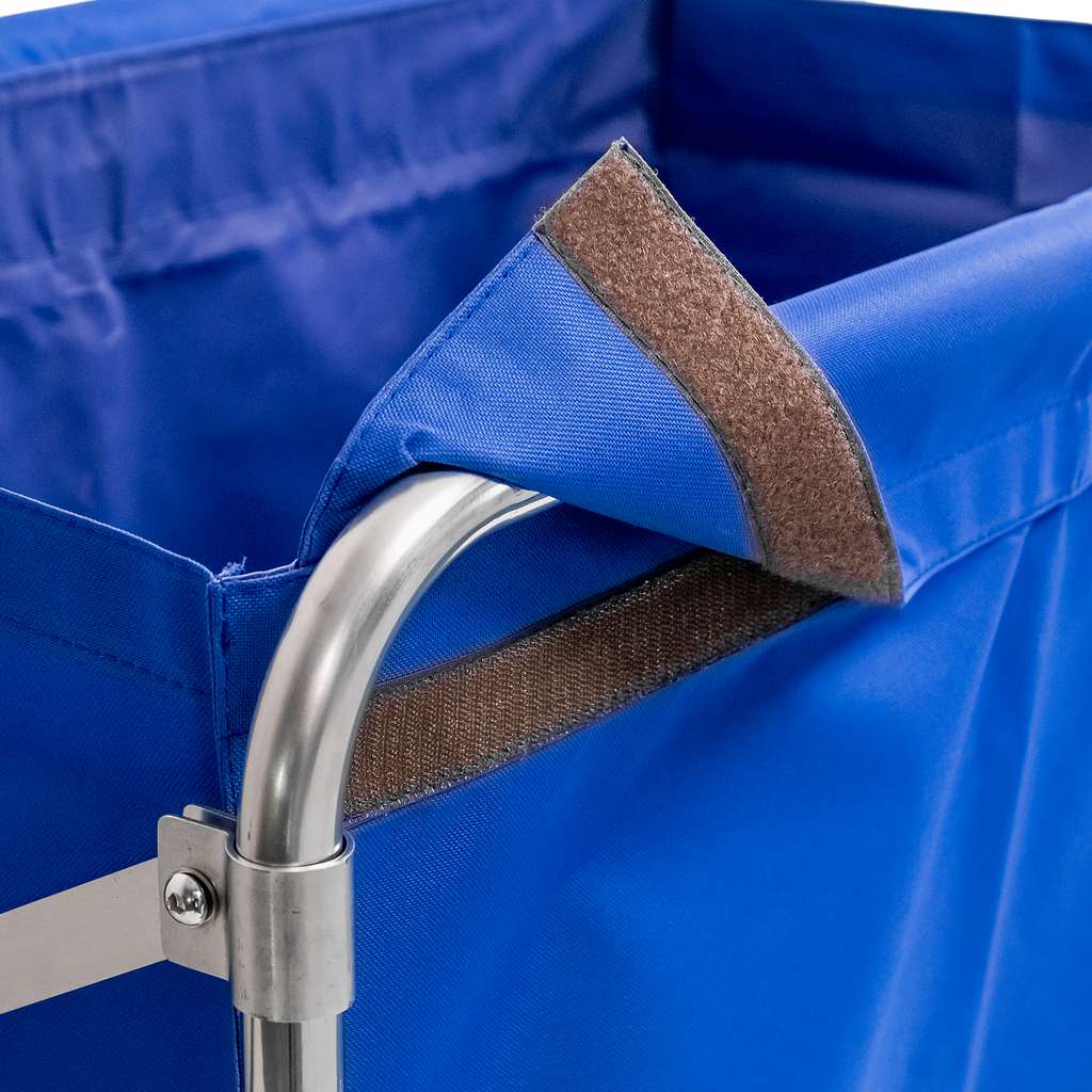 Mega-M carrello biancheria pieghevole blu 86x65x80 400 L